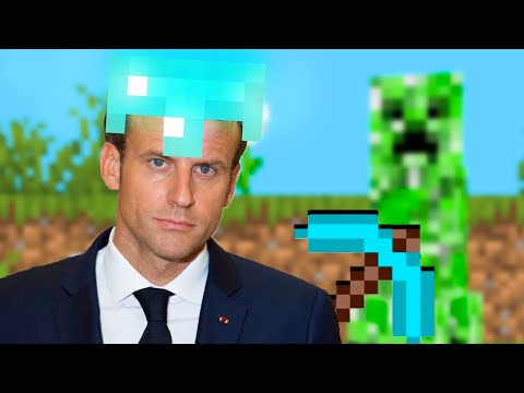 Emmanuel Macron has created a Minecraft server?!  (What??) #Shorts