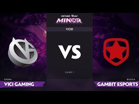 [RU] Vici Gaming vs Gambit Esports, Game 1, StarLadder ImbaTV Dota 2 Minor Grand Final