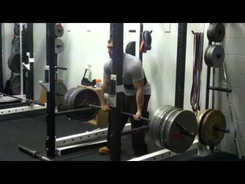 815 lb Rack Pull (190 b/w)