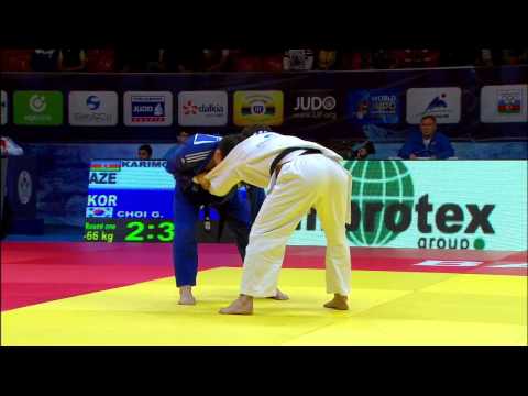Grand Slam Baku 2015 KARIMOV Tarlan AZE  CHOI Gwang-Hyeon  KOR