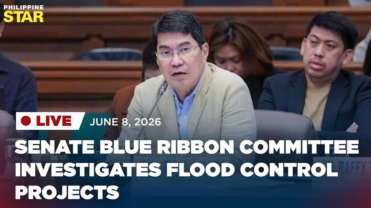 Live Stream Ribbon LIVESTREAM: Senate Blue Ribbon Committee investigates flood control ...