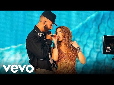 Shakira, Manuel Turizo - Copa Vacía (En Vivo)