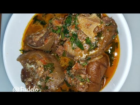 How To Cook The Best Cow Tail Pepper Soup **Mouthwatering** #cowtail #oxtail #fudelo