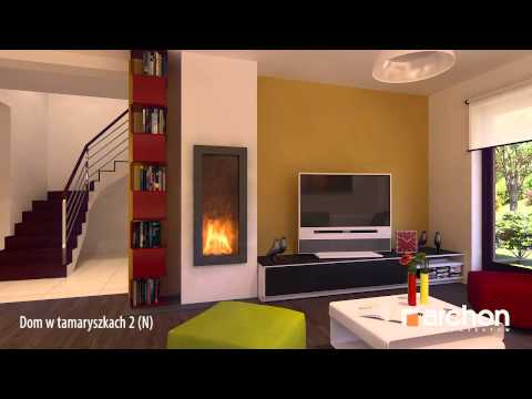 Dom w tamaryszkach 2 (N) - Wirtualny spacer po wnętrzu, projekt ARCHON+