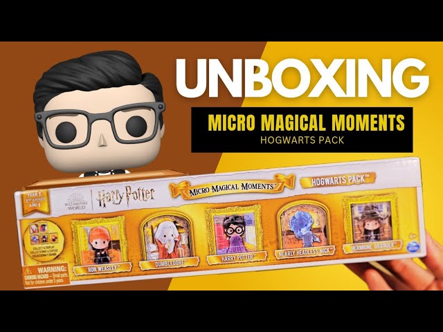 Vídeo relacionado con WIZARDING WORLD - PACK 3 FIGURAS HARRY POTTER WIZARDING WORLD MICRO MAGICAL MOMENTS: HARRY, RON Y HEDWIG + CAJA COCHE VOLADOR DEL AÑO 2 DE EXHIBICIÓN - 6068612 - Juguetes Niños 6 Años +