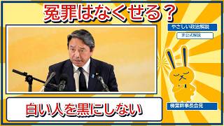 【榛葉幹事長】冤罪はなくせる？再審法改正に国民民主党が反対した理由をやさしく解説