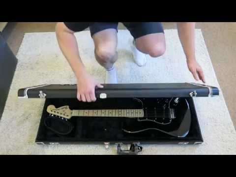 GENUINE FENDER Stratocaster /Telecaster GUITAR CASE BLACK PRO SERIES UNBOXING