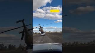 Russian Mi-2 Military Helicopter Fell Off the Vehicle During Transportation #warinukraine