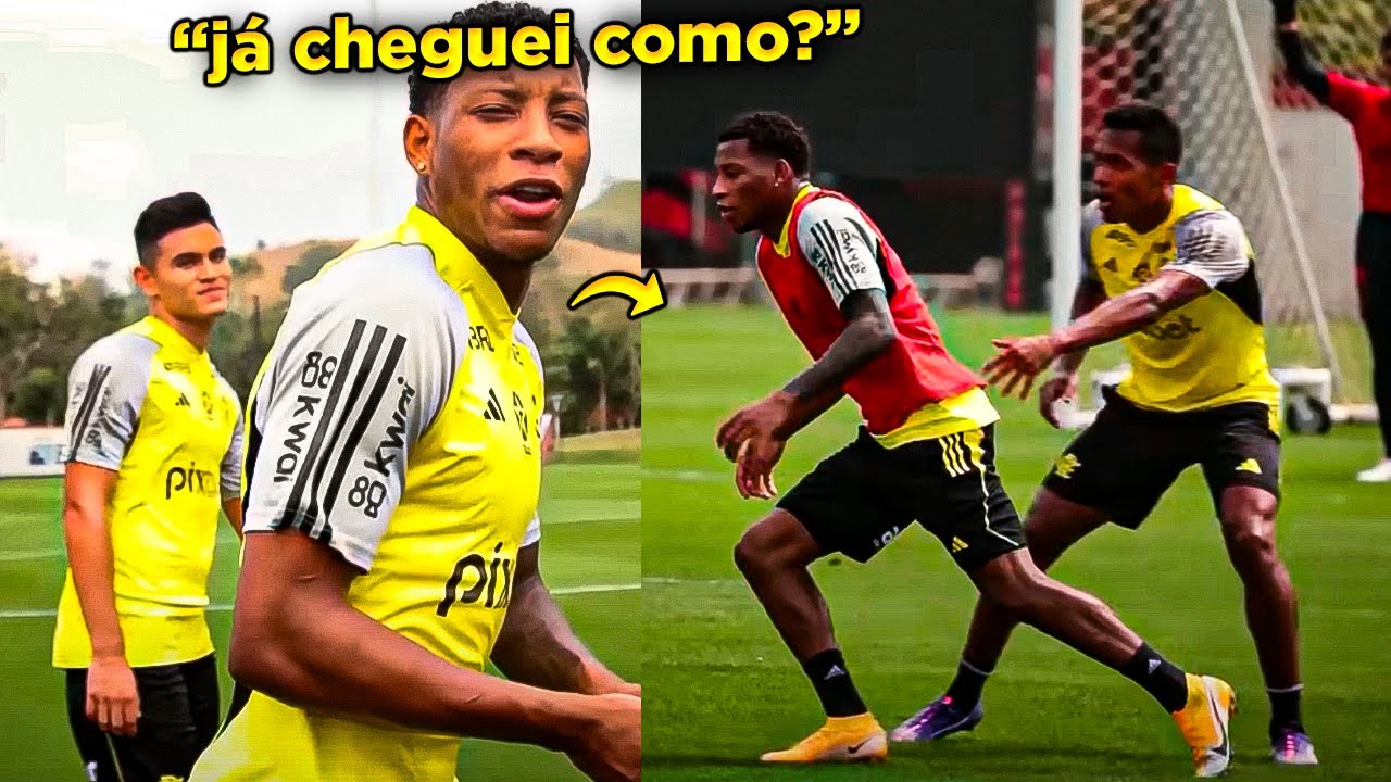 GONZALO PLATA É UMA FLECHA!! NOVOS REFORÇOS TREINAM PELA PRIMEIRA VEZ COM TIME DO FLAMENGO!