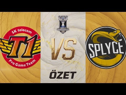SK telecom T1 ( SKT ) vs Splyce ( SPY ) 3. Maç Özeti | Worlds 2019 Çeyrek Final