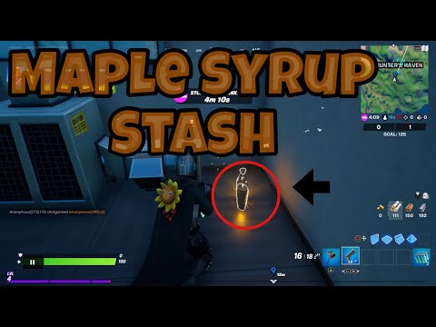 Find A Maple Syrup Stash At Hunters Haven - Fortnite