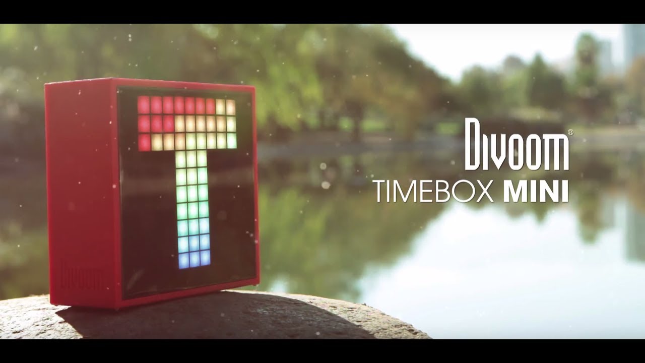 Акустика многофункциональная Divoom TimeBox mini (teal) video preview