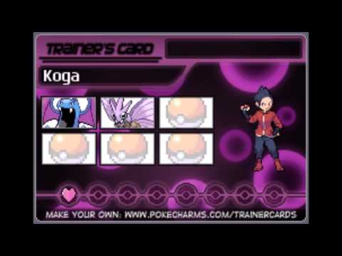 All Koga's Pokémon