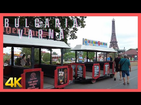 Golden Sands Varna Bulgaria Train Tour 4K | Beach Resort Walk with DJI Osmo Pocket 2