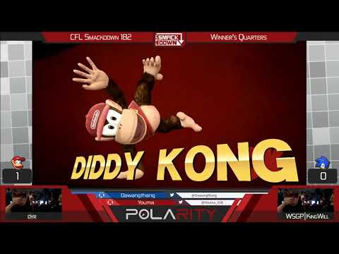CFL Smackdown 182 WiiU - Dyr (Cloud) vs WSGP | KingWill (Sonic) - Winners Quarters