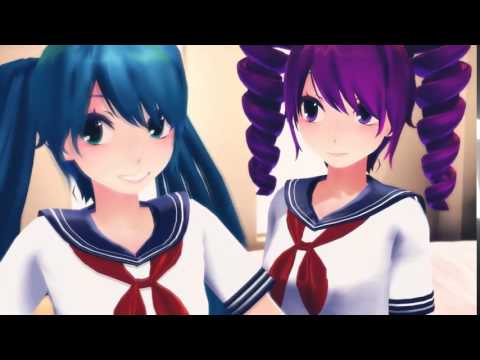 MMD BY GRAND678 - DON'T JUDGE CHALLENGE - SAKI MYU AND KOKONA HARUKA ! ♥