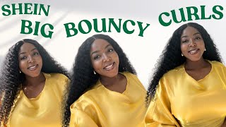 WATCH BEFORE YOU BUY| SHEIN WIG REVIEW | BIG BOUNCY CURLS 💅🏾 | 28inch kinky curly