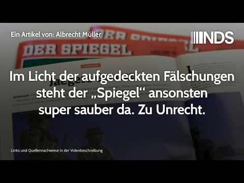 Im Licht der aufgedeckten Fälschungen steht der „Spiegel“ ansonsten super sauber da. Zu Unrecht.