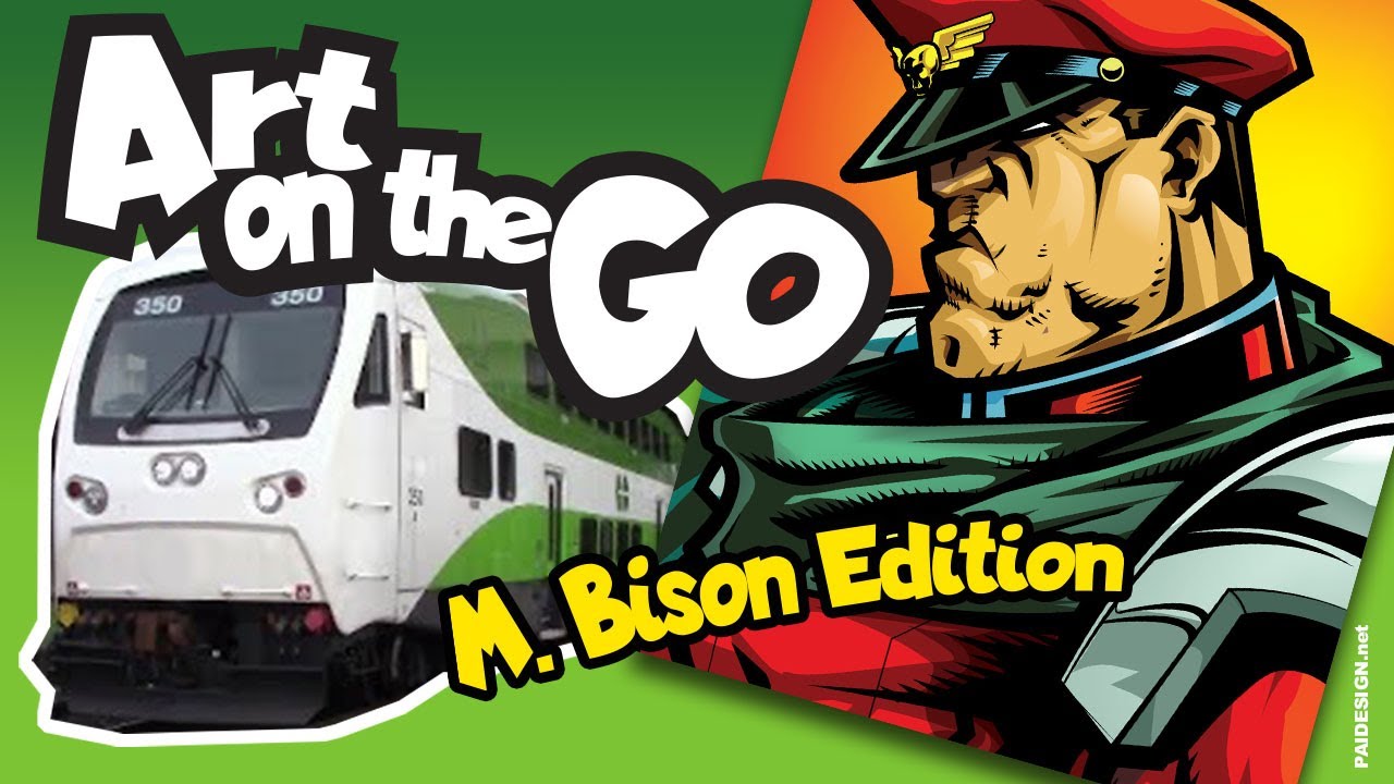 Art on the Go! ... Train! Hyperlapse video of how I made Vector art on 4 train rides with my laptop!