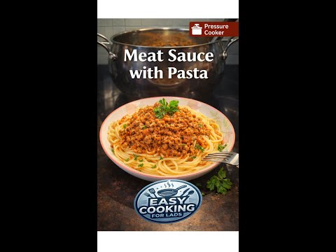 Meat Sauce with Pasta 👉 Easy Cooking for Lads