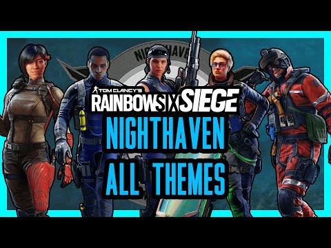 Nighthaven All Themes [Crystal Guard, Neon Dawn, Steel Wave, Shifting Tides] - Rainbow Six Siege