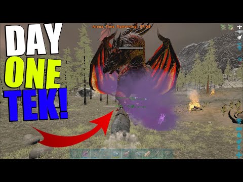 We Got TEK 8 Hours Into The WIPE!! | 6 Man MTS Ep. 1 | ARK: Survival Evolved