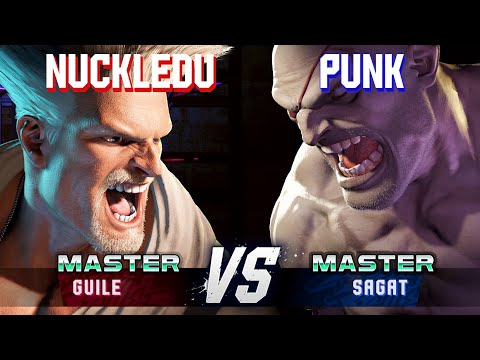 SF6 ▰ NUCKLEDU (Guile) vs PUNK (Sagat) ▰ High Level Gameplay