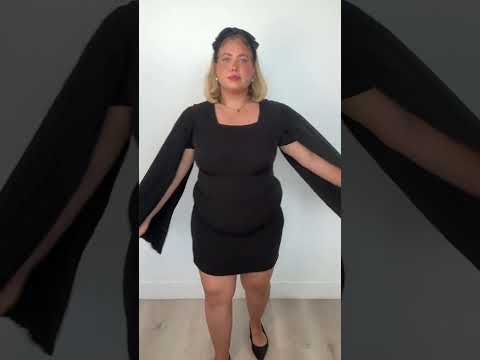 Cape Dress Try On in Size 1X