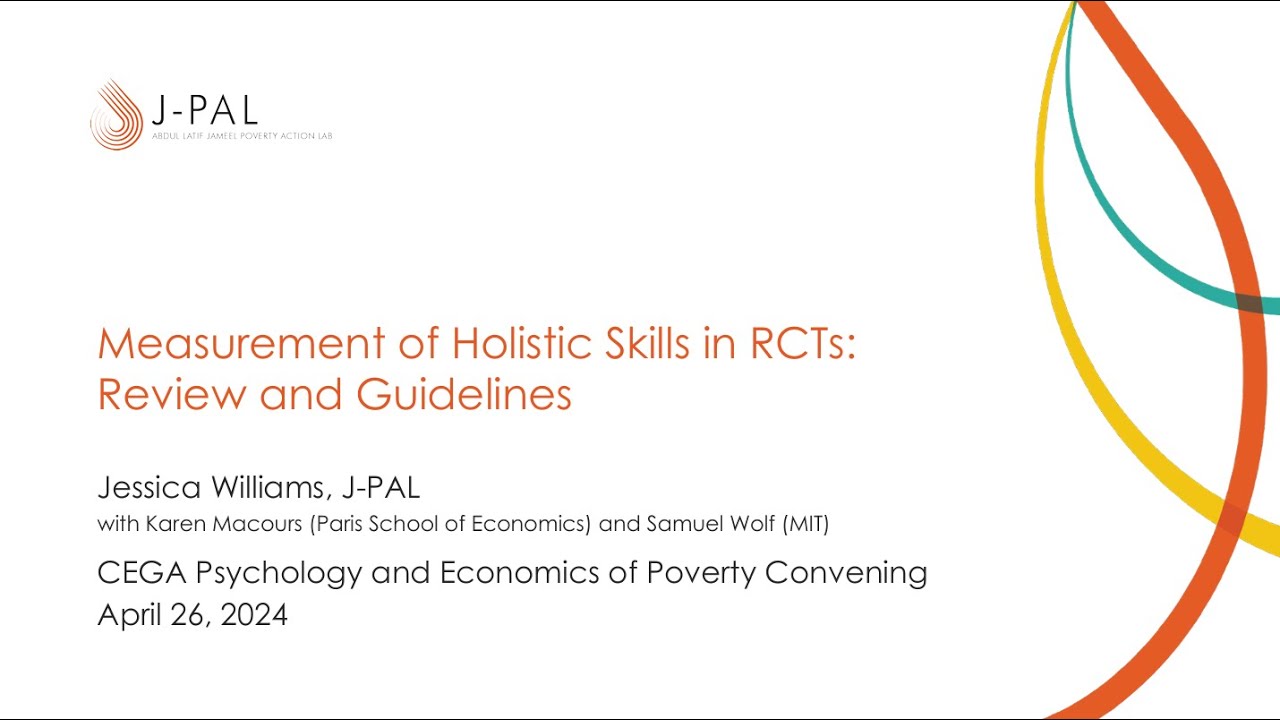 Measures of Holistic Skills in RCTs: Review and Guidelines | PEP2024