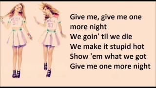 Bella Thorne - One More Night (Official Lyrics Video)
