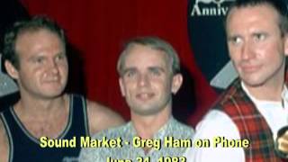 Men at Work's Greg Ham leaves audio message for Sound Market - 6/24/83