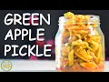 Instant Apple Pickle Healthy Recipe Green Apple Pickle Green Apple Achar Green Apple Recipes