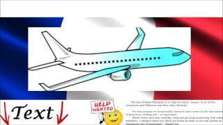 Conversation  in French  Free Online - On the plane = En Avion - Travel by Airplane