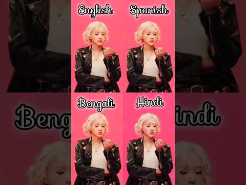 ROSÉ & Bruno Mars - APT in different languages #shorts #ytshorts #youtubeshorts #yt #rosé #fyp