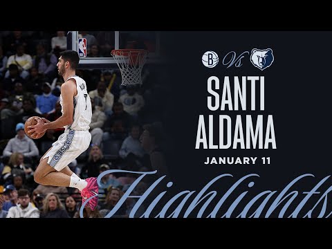 Santi Aldama Highlights vs. Brooklyn Nets