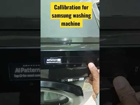 samsung washing machine calibration # samsung