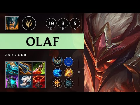 Olaf Jungle vs Zyra - EUW Challenger Patch 25.17