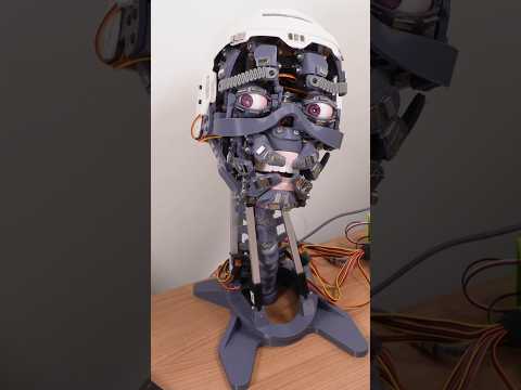 A biologically inspired neck mechanism #3dprinting #robotics #animatronics