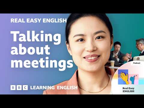 Talking about meetings 🗓️🤝👔 Real Easy English