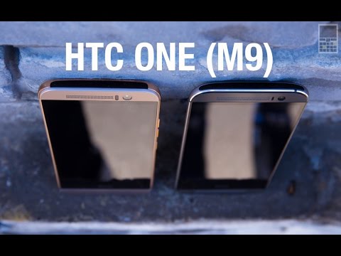 Обзор HTC One M9 (gold)