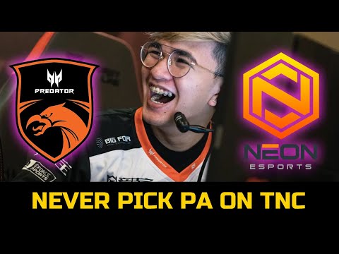 NEVER PICK PHANTOM ASSASSIN ON TNC - TNC VS NEON ESPORTS DOTA SUMMIT 13
