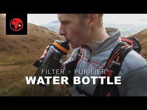Презентація пляшки з фільтром для води Lifesystems Water Filter Purifier Bottle