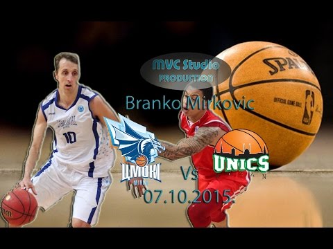 Branko Mirkovic Uniks VS Minks Highlights 07.10.2015.