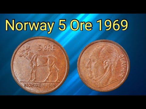 Norway 5 Ore 1969 coin value