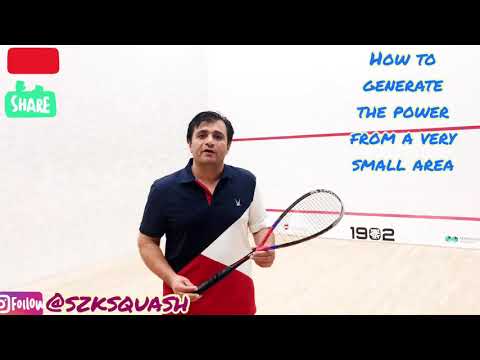 SQUASH Coaching  👉🏻How to generate the power