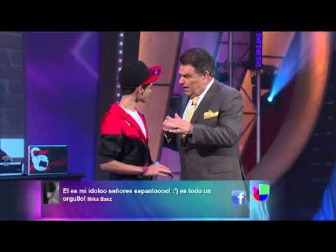 Abraham Mateo a dúo con Don Francisco- Improvisación