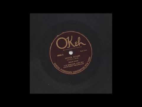 Never Again - Ace Brigode and His Fourteen Virginians