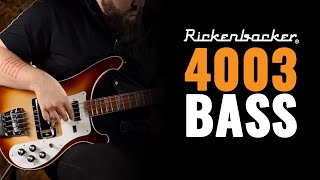 Video thumbnail for BEAUTIFUL 2004 Rickenbacker 4003 Bass by Chicago Music Exchange