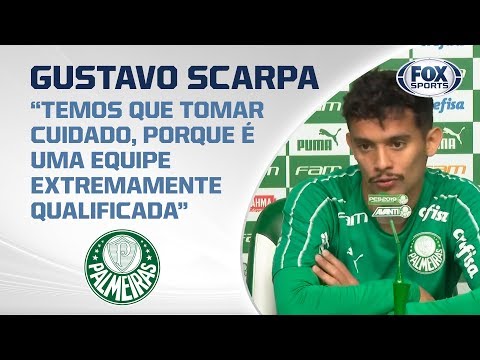 GUSTAVO SCARPA AO VIVO! Após duelo brasileiro na Libertadores, meia fala sobre ano do Verdão