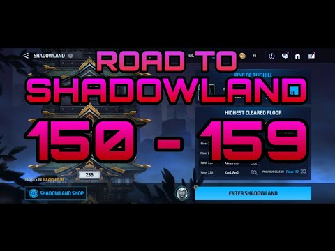 ROAD TO SHADOWLAND 257 | Floor 150 to 159 | MARVEL Future Fight